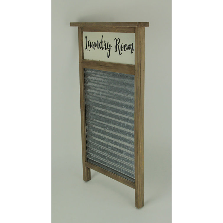 August Grove® Washboard Laundry Room Wall Décor Wayfair